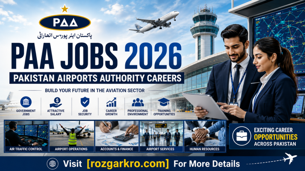 PAA Jobs 2026 – Pakistan Airports Authority Latest Vacancies Online Apply Now