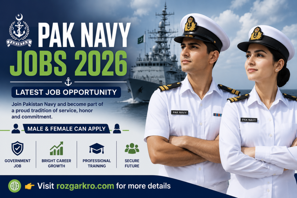 Pak Navy Jobs 2026 – Latest Advertisement | Apply Online Now for Join Pakistan Navy Opportunities