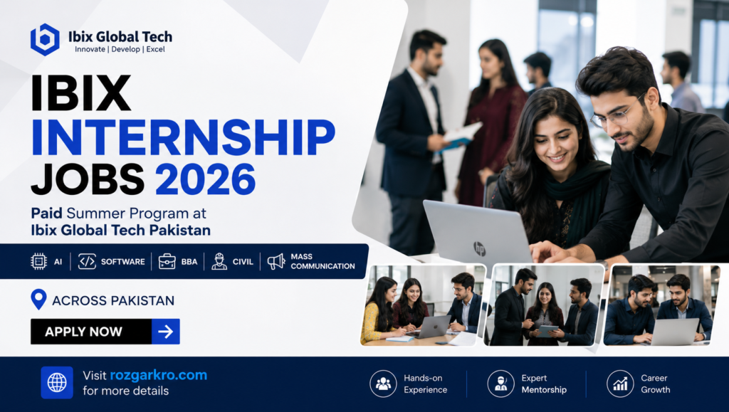 Ibix Internship Jobs 2026 – Paid Summer Program at Ibix Global Tech Pakistan