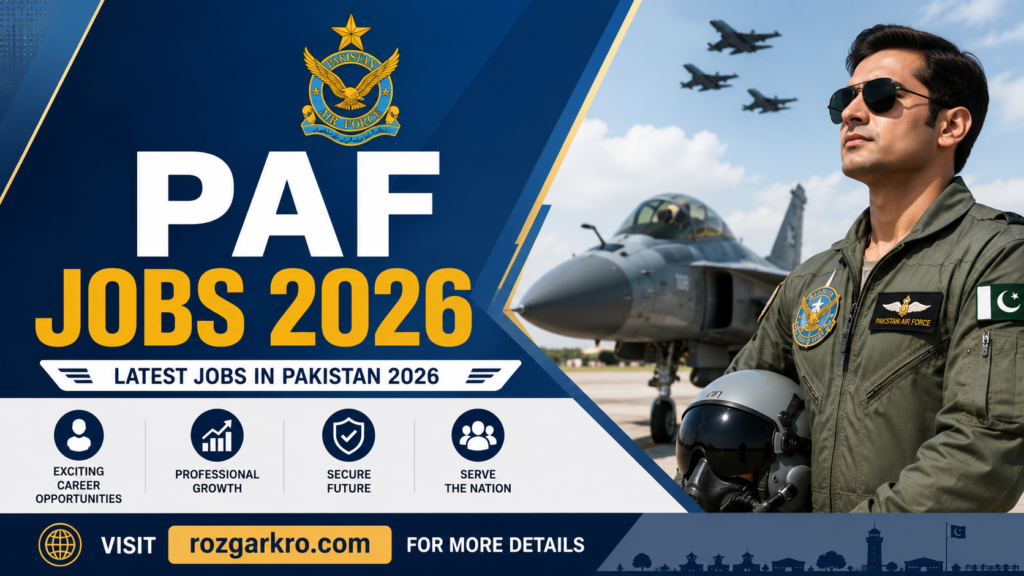 PAF Jobs 2026 – Latest Pakistan Air Force Career Opportunities